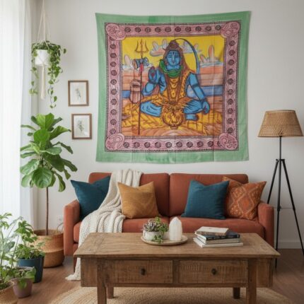tapiz de algodon de Shiva decoracion pared