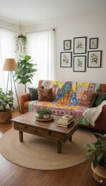 tapiz de algodon de Shiva decoracion sofa