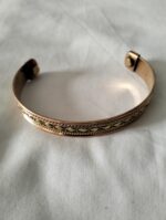 pulsera cobre diseño diamante 1