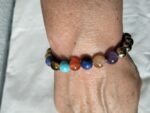 Pulsera 7 Chakras y Pirita Dorada 3
