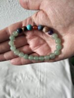 Pulsera 7 chakras y aventurina verde 2