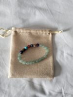 Pulsera 7 chakras y aventurina verde 4