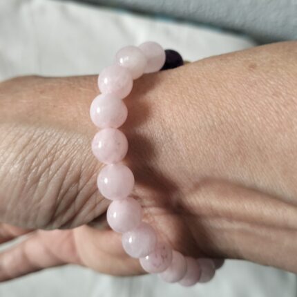 Pulsera 7 chakras y cuarzo rosa 4